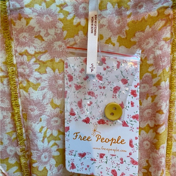 Free People Mini-Dress, Floral, Lace-Up, S - Picture 6 of 12